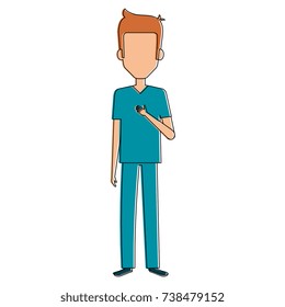 man surgeon avatar character