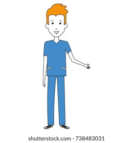 man surgeon avatar character