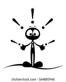 man surprised