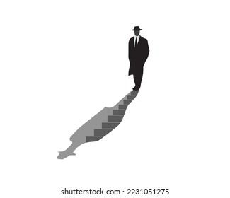 man surreal vector illustion image