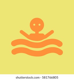 man swimmer