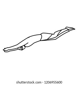 man swimming icon