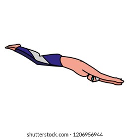 man swimming icon