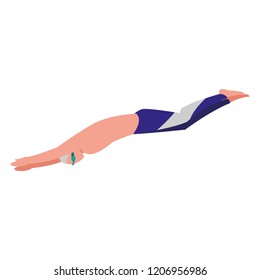 man swimming icon