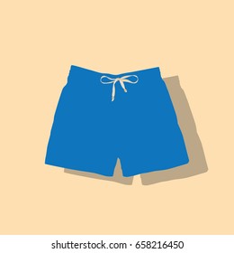 Man swimsuit icon, vector illustration design. Summer objects collection.