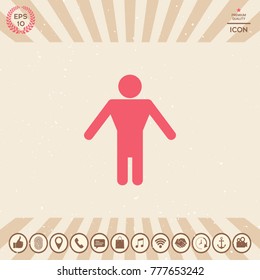 Man symbol icon