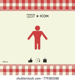 Man symbol icon