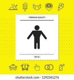 Man symbol icon. Graphic elements for your design