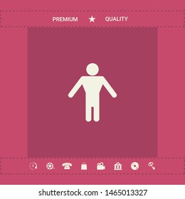 Man symbol icon. Graphic elements for your design