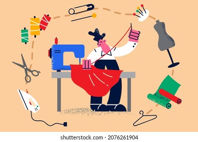 4,839 Tailor character Images, Stock Photos & Vectors | Shutterstock