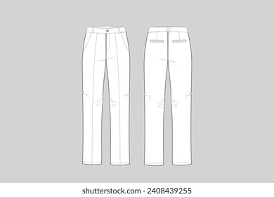 pantalones hechos a medida por el hombre, dibujos de pantalones a medida, vector a medida por el hombre, vector de pantalones de hombre