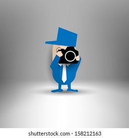 Man taking photos