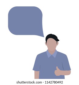 Man talk, good job. Vector eps 10