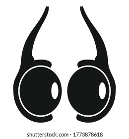 El hombre testifica como un icono. Ilustración simple de man testifica icono vector para diseño web aislado en fondo blanco