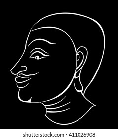 Man Thai painting , Thai definition vector