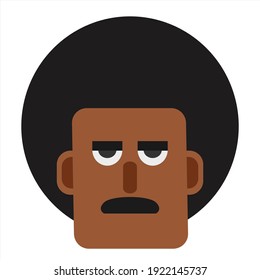 a man with a thick mustache