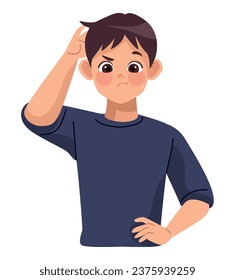 diseño aislado de caracteres de pensamiento humano