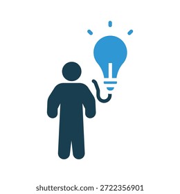 man is thinking icons outline and Flat Style,transparent background - Powered by Shutterstock - Get 15% off with code: PIKWIZARD15