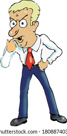 Man thinking or looking concerned