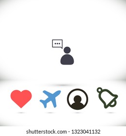 Man thinks icon