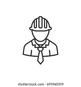 Man in a tie and helmet