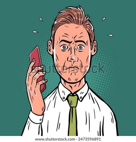Similar – Image, Stock Photo when the boss calls Africa