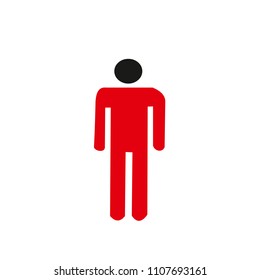 man toilet sign