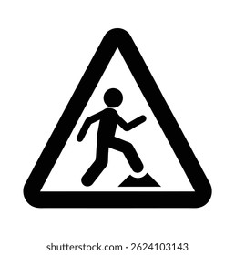 Man Tripping Clear Vector Icon