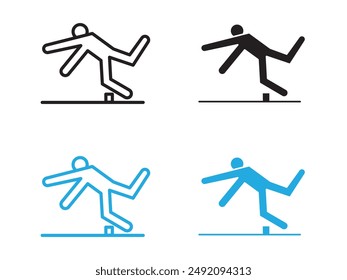 Símbolo de contorno de Vector blanco y negro
