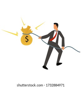 Man trying to get money