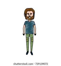 man with t-shirt and pants design