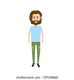 man with t-shirt and pants design
