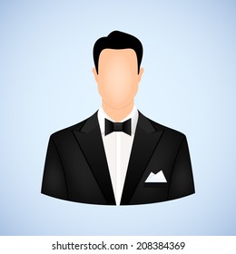 man in tuxedo avatar