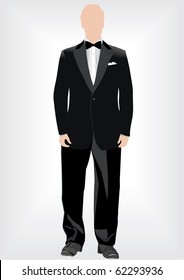 Man in tuxedo with  bowtie