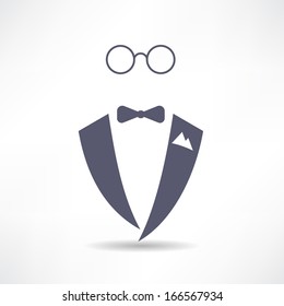 man in tuxedo icon