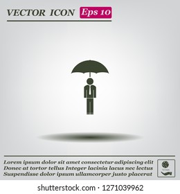 Man With Umbrella