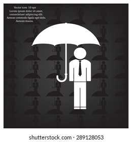 Man With Umbrella