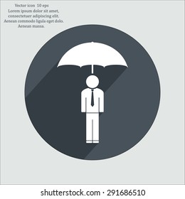 Man With Umbrella