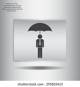 Man With Umbrella