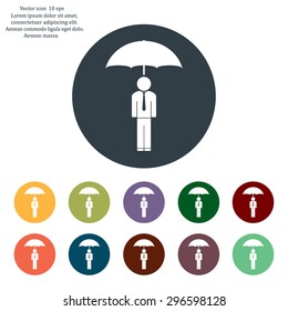 Man With Umbrella