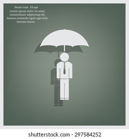 Man With Umbrella