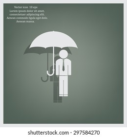 Man With Umbrella