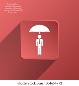 Man With Umbrella
