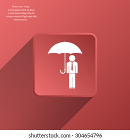 Man With Umbrella