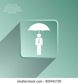 Man With Umbrella