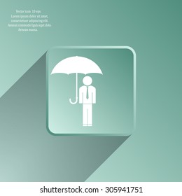 Man With Umbrella