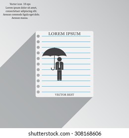 Man With Umbrella