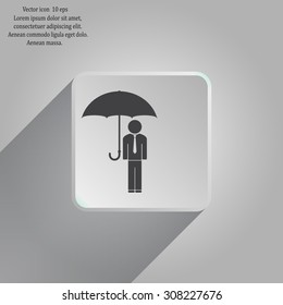Man With Umbrella