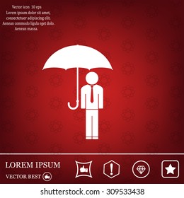Man With Umbrella