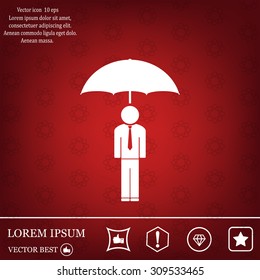Man With Umbrella